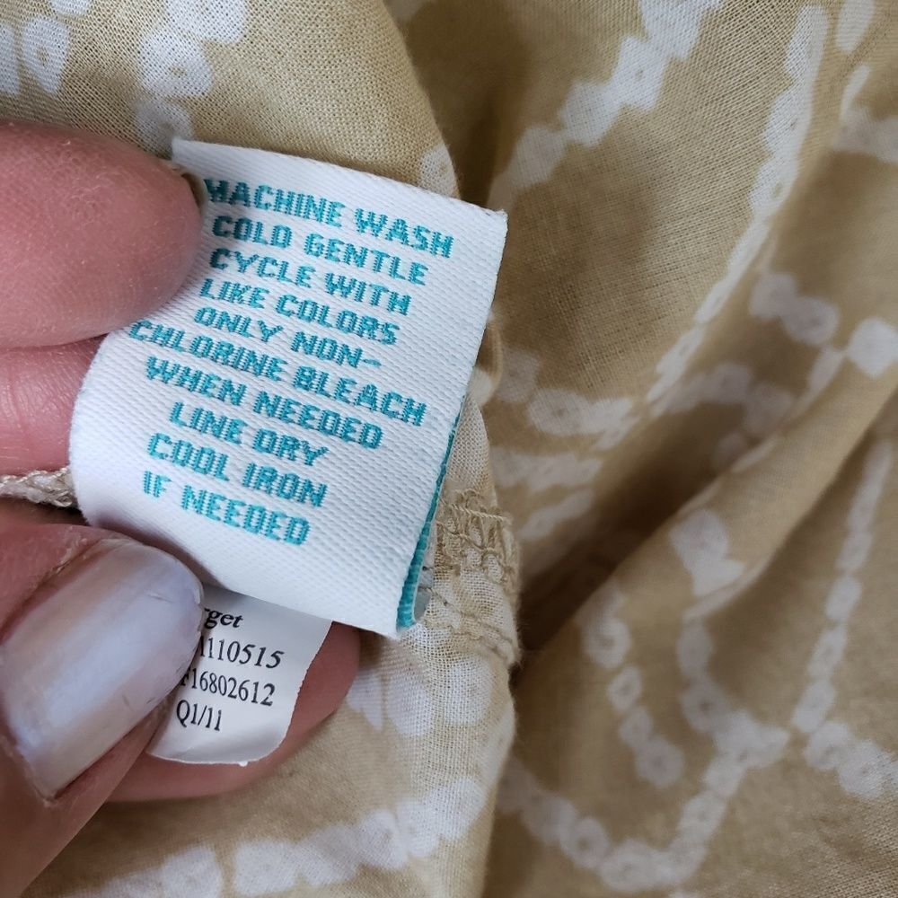 Calypso St Barth For Target Tan And Green Tunic - image 4